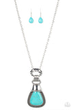 Paparazzi - Rodeo Royale - Blue Necklace