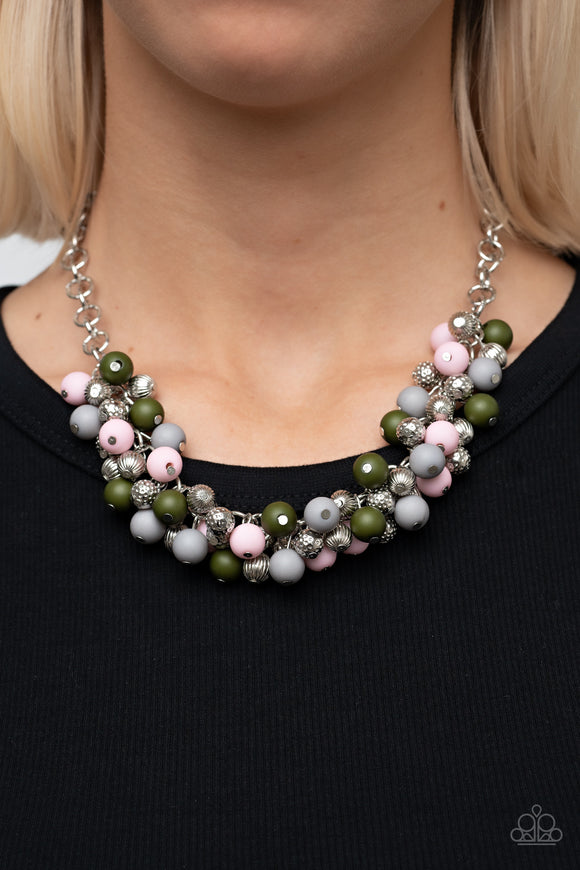 Paparazzi - Party Procession - Multicolored Necklace