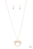 Paparazzi - Cupid Charisma - Copper Long Necklace