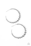 Paparazzi - Show Off Your Curves - Silver Hoop Earrings