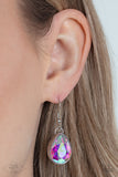 Paparazzi - Show-Stopping Shimmer - Multicolored Iridescent Necklace