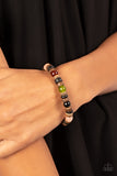 Paparazzi - Durango Drifter - Multicolored Stone Beads Bracelet