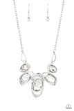 Paparazzi - Hypnotic Twinkle - White Necklace