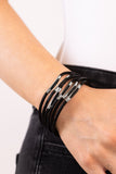 Paparazzi - Magnetic Personality - Black Bracelet