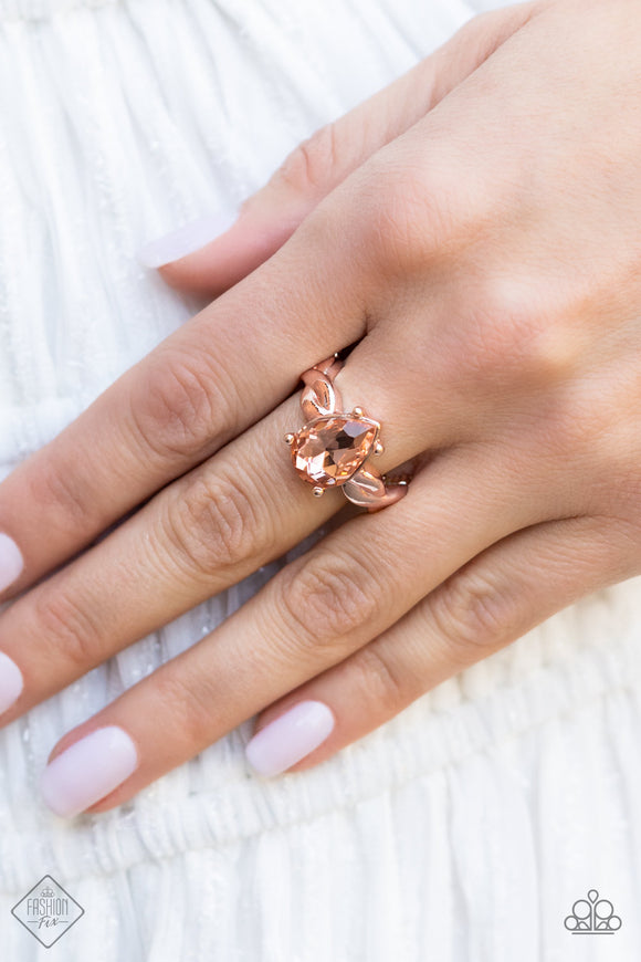 Paparazzi - Law of Attraction - Rose Gold Ring