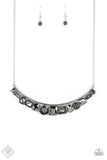 Paparazzi - The Only SMOKE-SHOW in Town - Silver Necklace