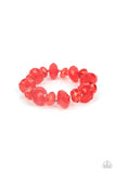 Paparazzi - Keep GLOWING Forward - Red Bracelet