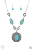 Paparazzi - Saguaro Soul Trek - Blue Necklace