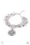 Paparazzi - True North Twinkle - White Charm Bracelet