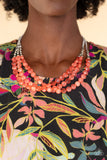 Paparazzi - Pacific Picnic - Orange Necklace