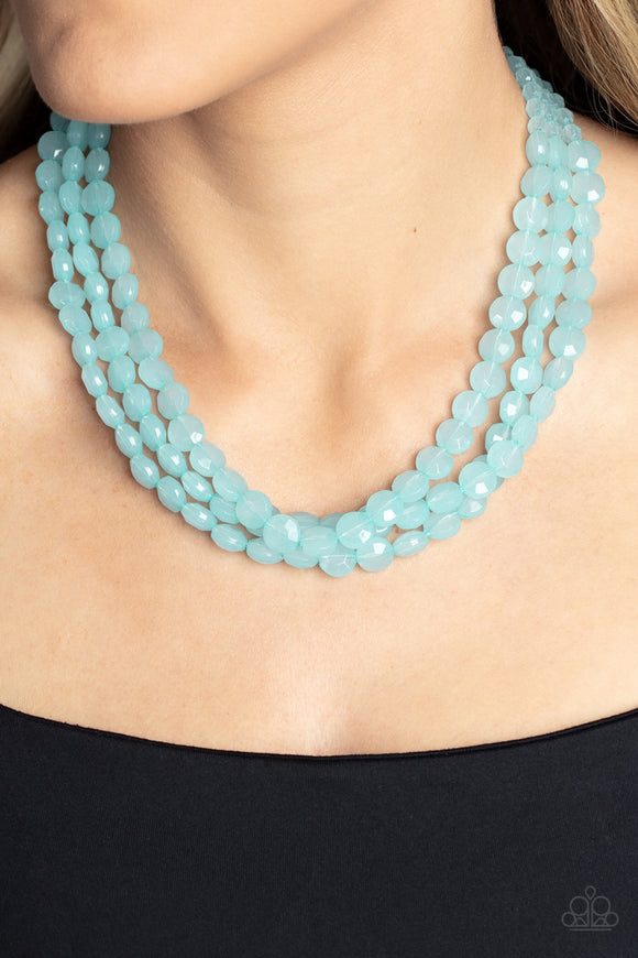 Paparazzi- Boundless Bliss - Blue Necklace