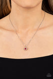 Paparazzi - A Little Lovestruck - Red Heart Necklace