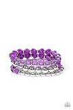 Paparazzi - Summer Sabbatical - Purple Bracelet