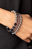 Paparazzi - Summer Sabbatical - Black Bracelet