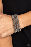 Paparazzi - Country Charmer - Silver Bracelet