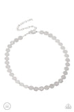 Paparazzi - Flash Mob Flicker - Silver Choker Necklace