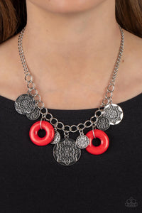 Paparazzi - Western Zen - Red Necklace