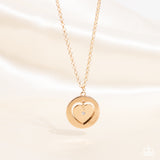 Paparazzi - Heart Full of Faith - Gold Necklace