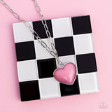 Paparazzi - Everlasting Endearment - Pink Heart Necklace