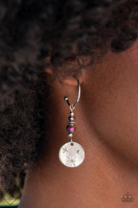 Paparazzi - Artificial STARLIGHT - Multicolored Earrings