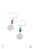 Paparazzi - Artificial STARLIGHT - Multicolored Earrings