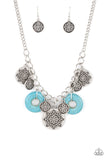 Paparazzi - Western Zen - Blue Necklace