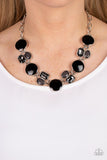 Paparazzi - Dreaming in MULTICOLOR - Black Necklace
