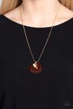 Paparazzi - Beach House Harmony - Brown Necklace