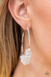 Paparazzi - Bubble-Bursting Bling - White Earrings