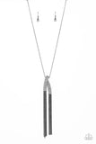 Paparazzi - Out of the SWAY - Black Long Necklace