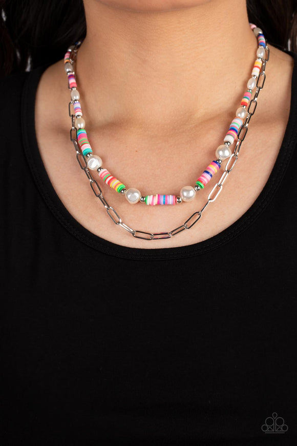 Paparazzi - Tidal Trendsetter - Multicolored Necklace