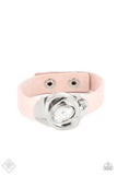 Paparazzi - Pasadena Prairies - Pink Leather Bracelet