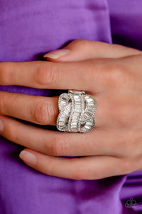 Paparazzi - Six-Figure Flex - White Ring