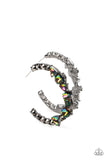 Paparazzi - New Age Nostalgia - Multicolored Oil Spill Hoop Earrings