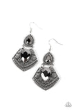 Paparazzi - Royal Remix -  Silver Earrings