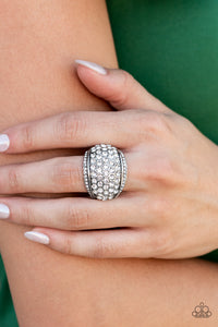 Paparazzi - Running OFF SPARKLE - White Ring