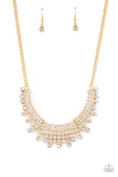 Paparazzi - Shimmering Song - Gold Necklace