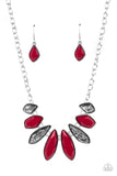 Paparazzi - Crystallized Couture - Red Necklace