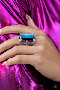 Paparazzi - Radiant Rhinestones - Blue Ring