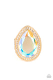 Paparazzi - Illuminated Icon - Gold Iridescent Ring