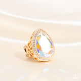 Paparazzi - Illuminated Icon - Gold Iridescent Ring