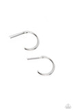 Paparazzi - Ultra Upmarket - Silver Hoops