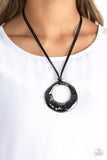 Paparazzi - Tectonic Treasure - Black Necklace