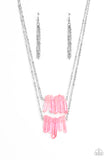 Paparazzi - Crystal Catwalk - Pink Necklace