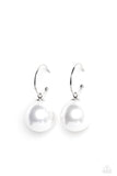 Paparazzi - PEARL of My Eye - White Earrings