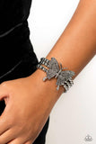 Paparazzi - First WINGS First - White Bracelet