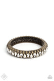 Paparazzi - Crafted Coals - Brass Bracelet