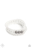 Paparazzi - Showy Soprano -  White Pearl Bracelet