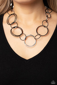 Paparazzi - Shimmering Symphony - Black Necklace