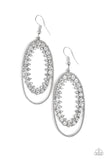 Paparazzi - Marry Into Money - White Earrings